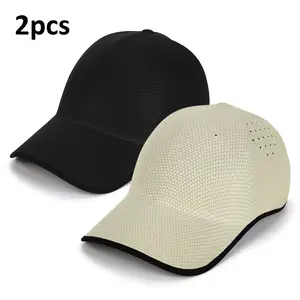 2 Pieces Adjustable Soft Top Baseball Cap Set, Unisex Sun Protection Trucker Hat, Outdoor Activities Portable Shade Cap, Perfect for All Seasons, Sports Outdoor Hats