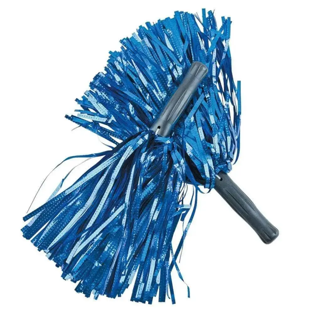 Metallic Blue Pom Pom 1pc