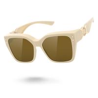 P1 Beige Frame/Brown Lens