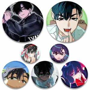 Alien Stage Button Pins, Cool Anime Boy Ivan Button, Clothes Accessories Jewelry Gifts, Pin Button For Backpacks, Kawaii Merch Gifts