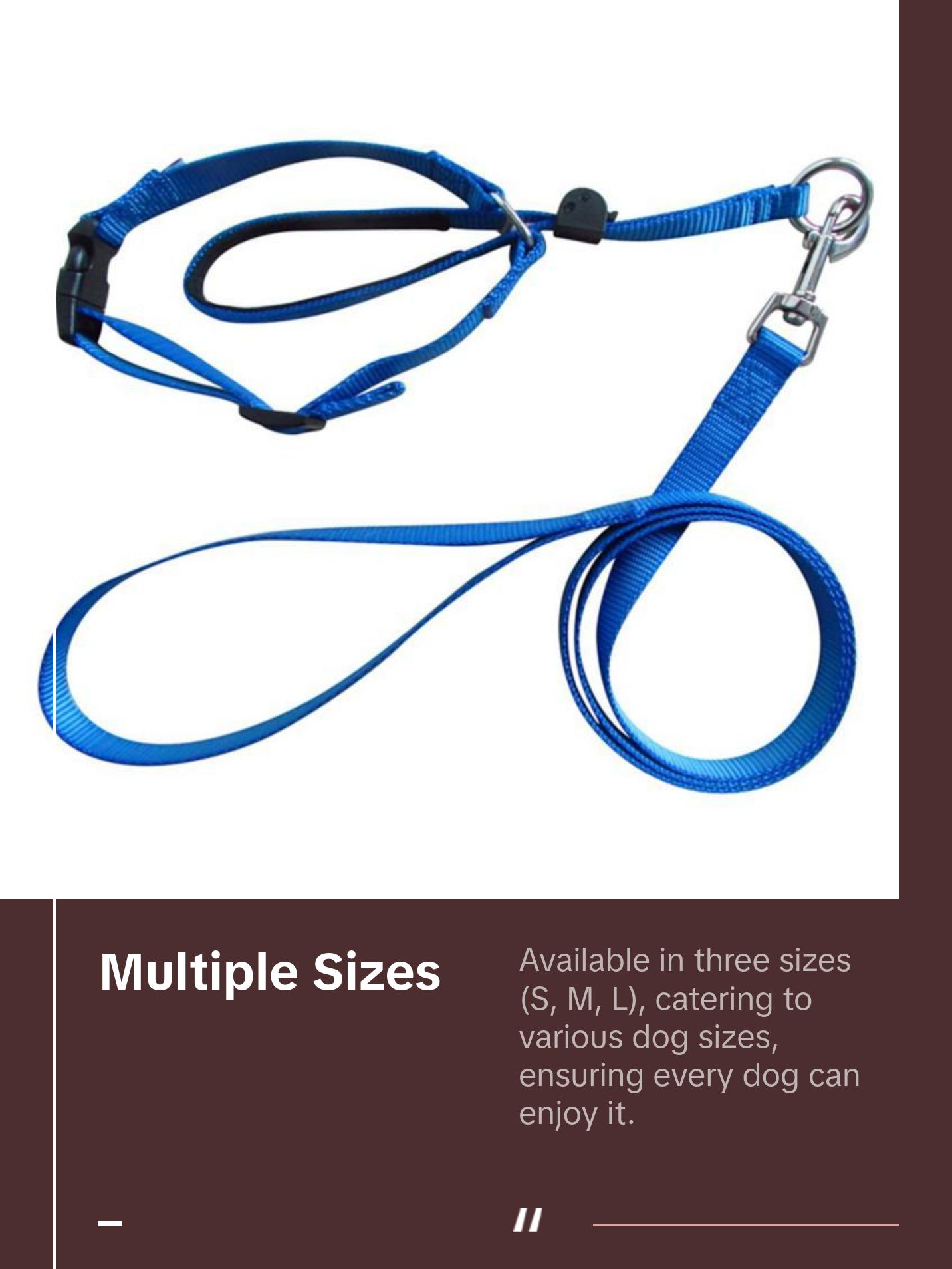 Pet Dog Head Collar Gentle Control Leash Leader Stop Pulling Training Tool No-Pull Painless Head Leash Collar Pet Products