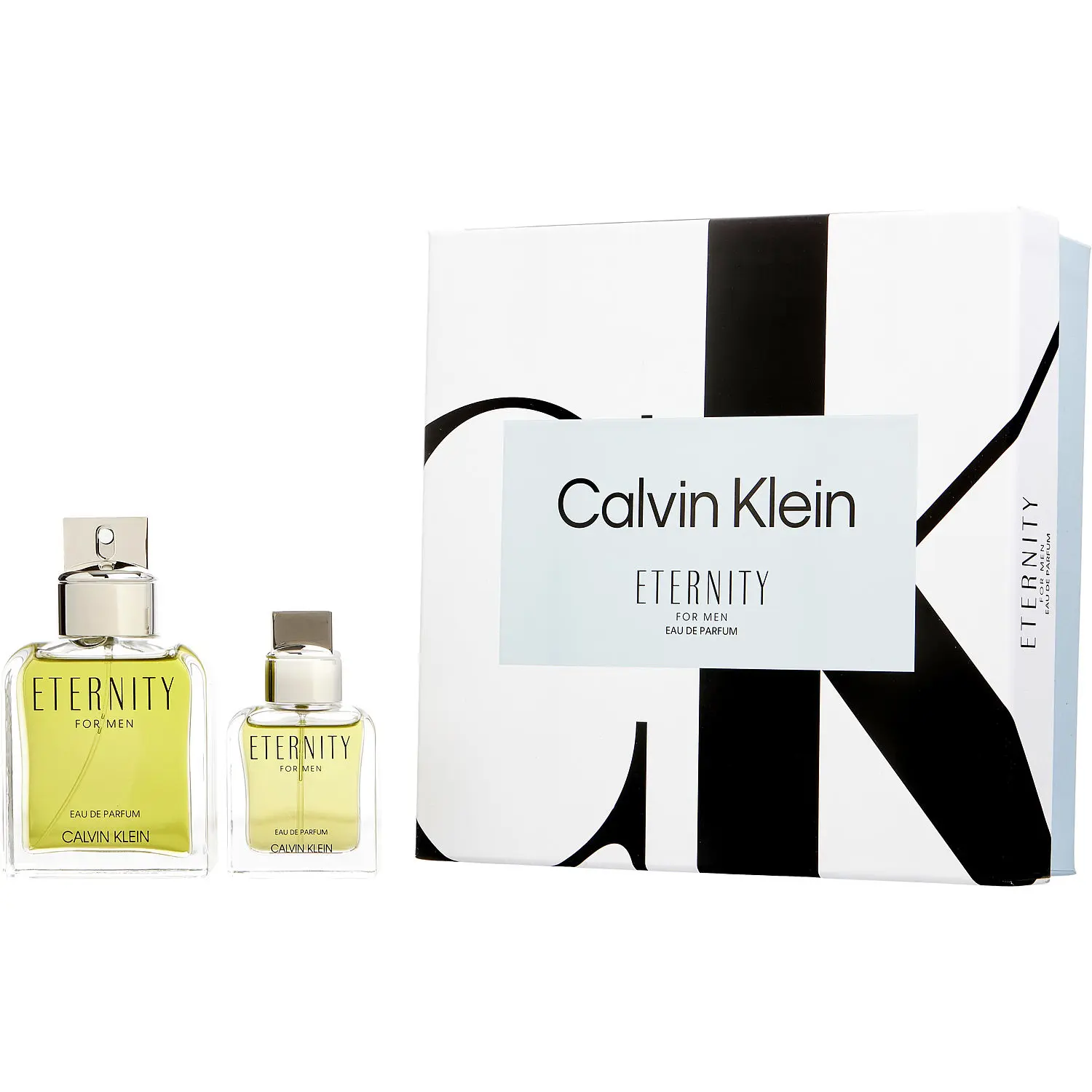 Eternity Set-Eau De Parfum Spray 3.4 Oz & Eau De Parfum Spray 1 Oz For Men Eternity Set-Eau De Parfum Spray 3.4 Oz & Eau De Parfum Spray 1 Oz For Men