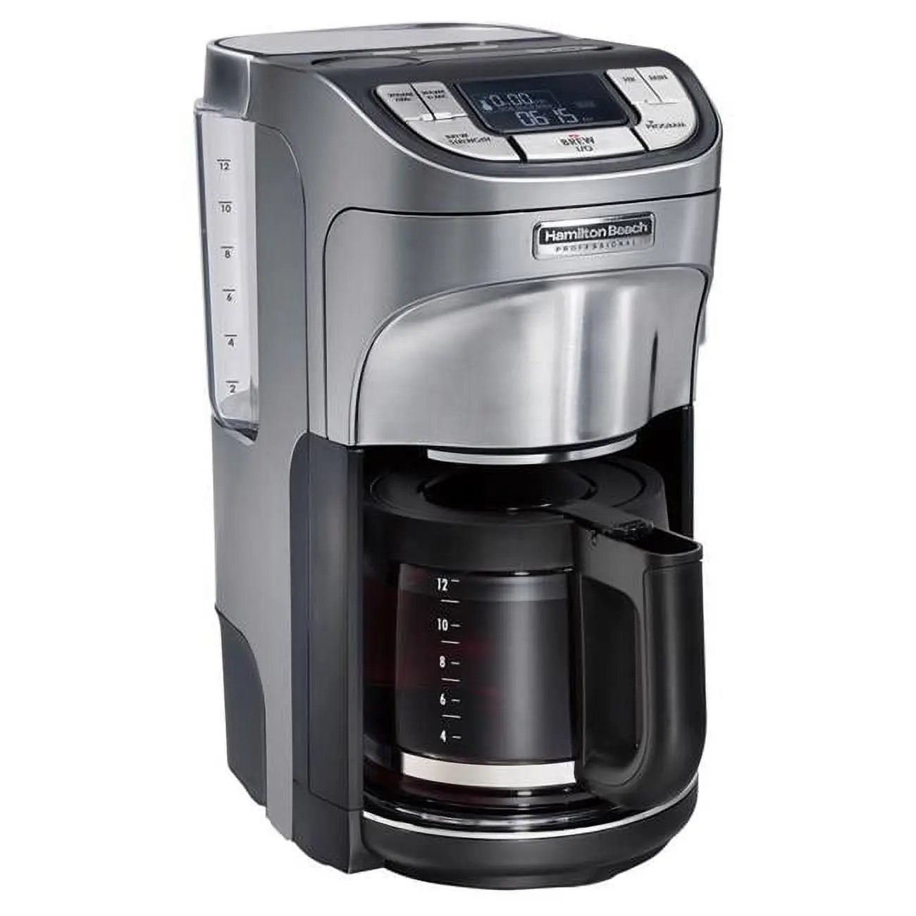 Hamilton Beach 6050665 12 Cups Coffee Maker, Black & Silver
