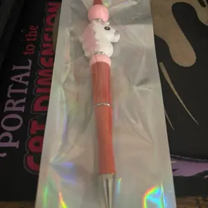 Beaded Unicorn Pen - Unique Design with Beads and Unicorn Charm
