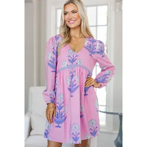 NURSING COLLECTION: Close By Me Pink Floral Dress