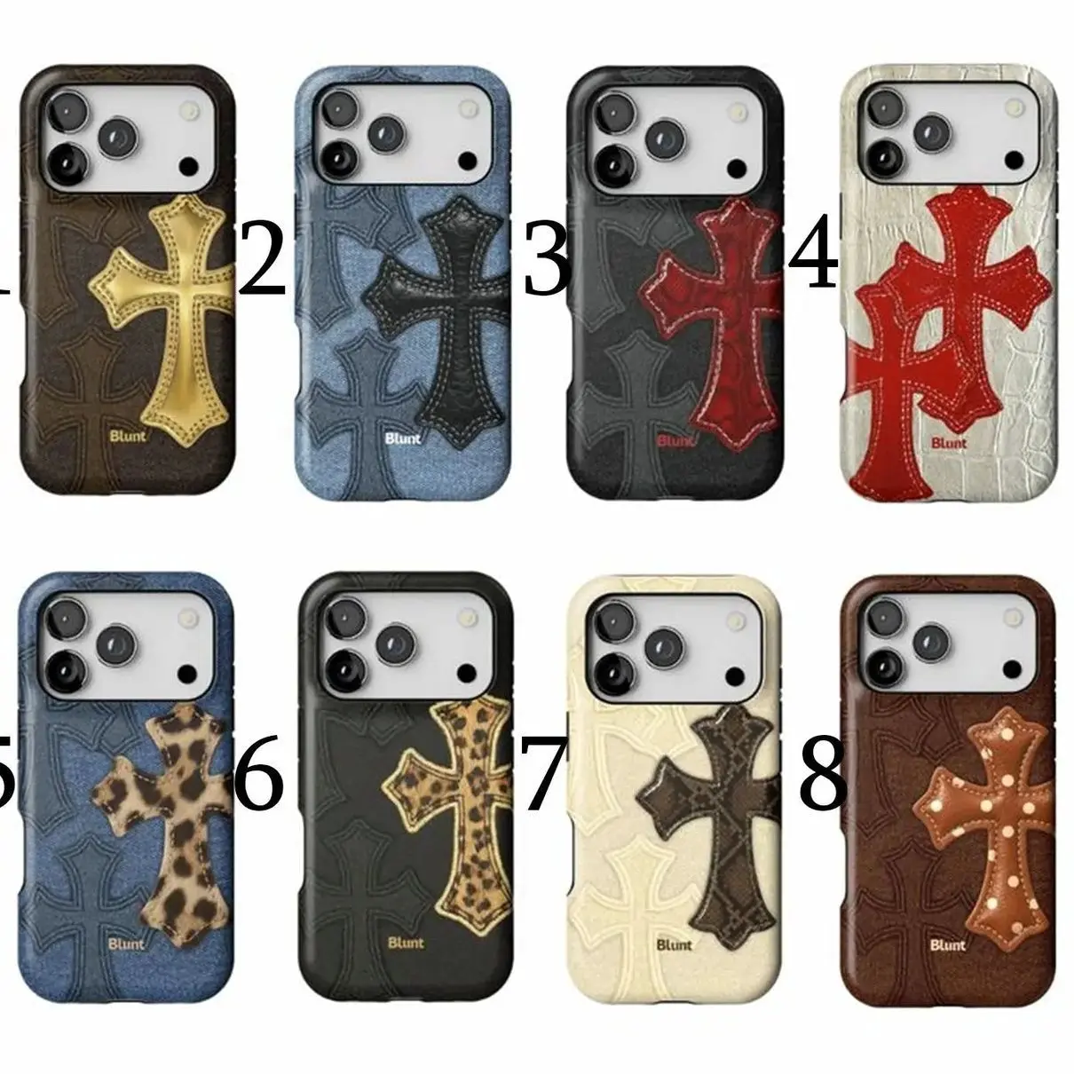 Collection Gothic Cross Aesthetic Phone Case Protective Cover for iPhone 17, X, 11, 12, 13, 14, 15, 16 Series & Galaxy Series