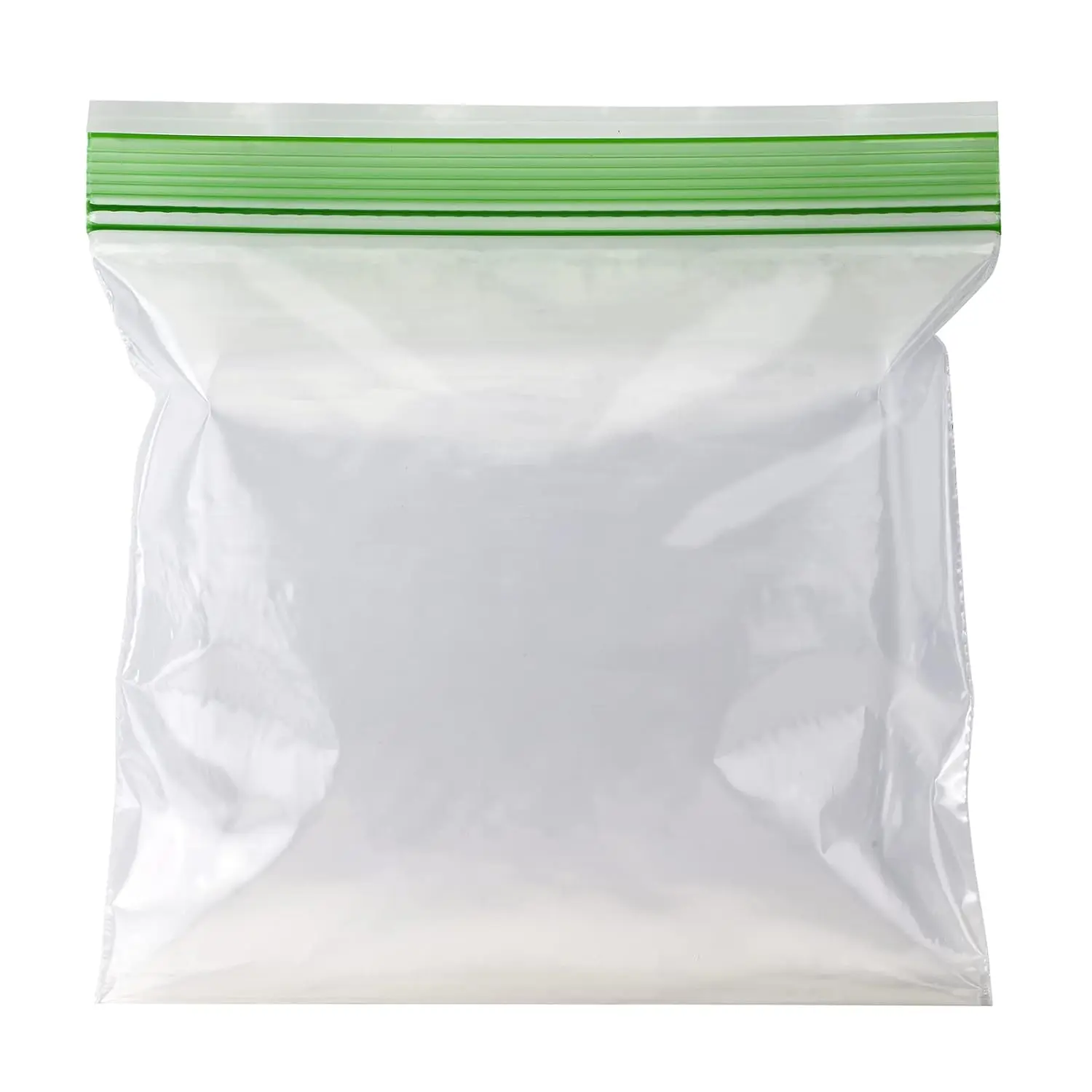 Reclosable Double Zipper Sandwich Storage Bags for Food Storage, BPA Free, 100 Count