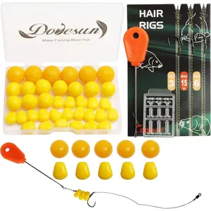 41PCS/151PCS Carp Fishing Hair Rigs Baits Carp Rigs Kit Fishing Equipment Accessories