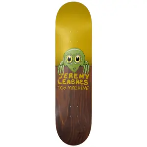 Toy Machine Skateboard Deck Leabres Fence Yellow/Brown 8.5" x 32.38"