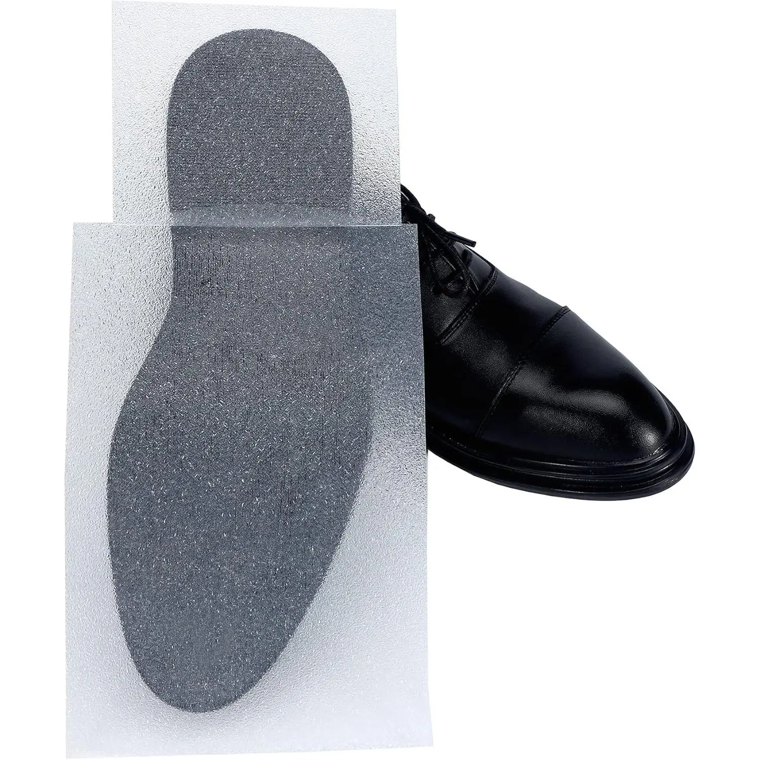8 Pieces Clear Sole Anti Slip Protector Self-stick Pads Shoe Bottom Cover Removable Shoe Bottoms Slip