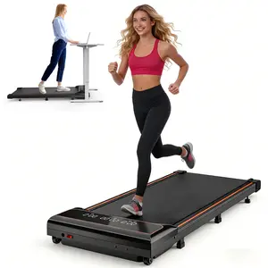 Walking Pad Treadmill for Home Office, Portable Under Desk Treadmill with Adjustable Speed, Quiet Compact Walking Machine for Home Apartment Workout