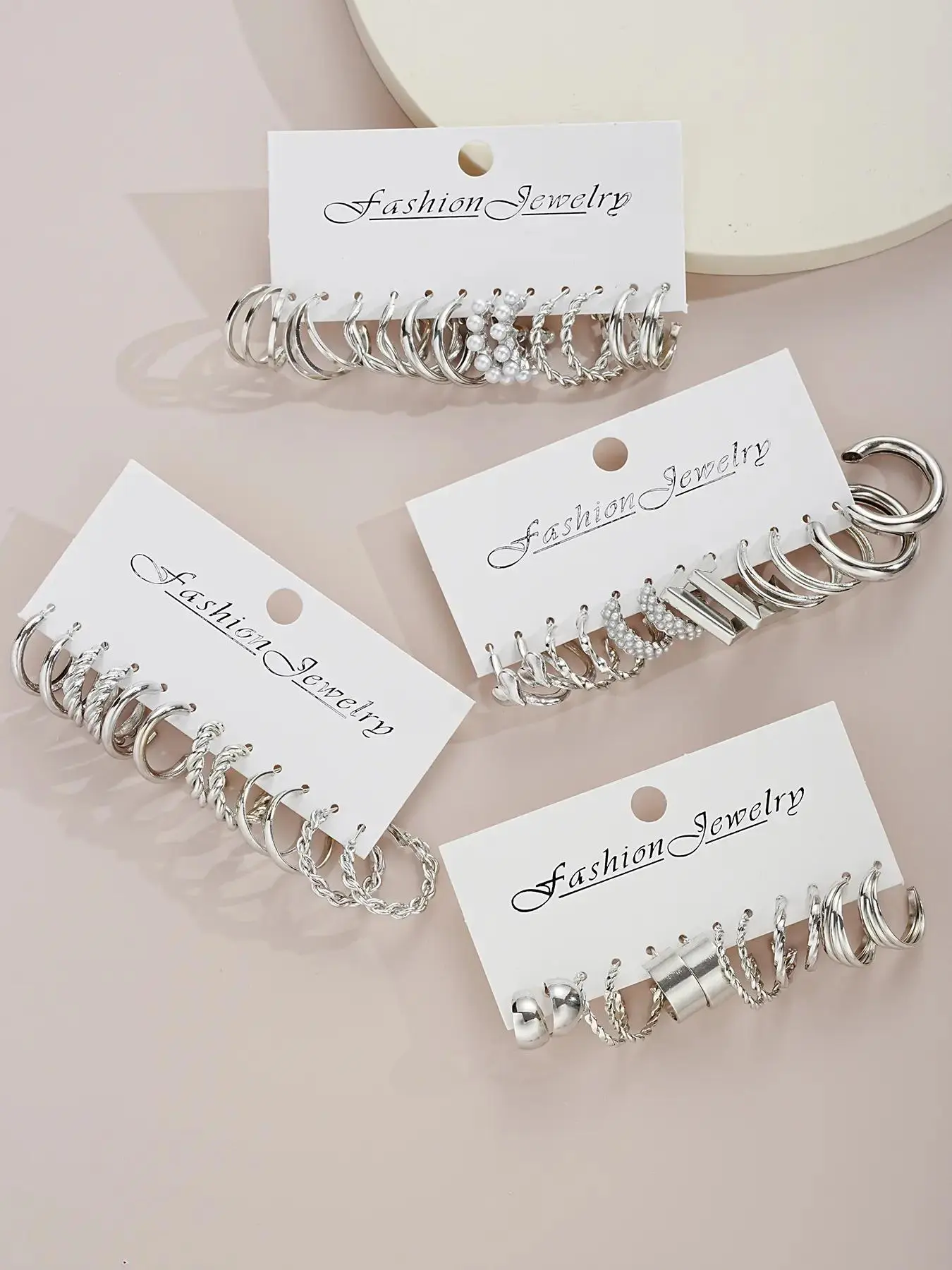 Simple Earring Sets, Statement Earrings, Artificial Gemstone Earrings for Women & Girls, Jewelry for Party, Daily Decor, All-match Jewelry for Birthday Gift, Earrings, Earring Stack