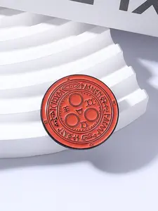 Silent Hill Sun Halo of the Sun Symbol Cartoon Pin Collectible Classic Horror Game Cult Organization The Order Symbol Iconic Save Point Symbol from Silent Hill 3 for Horror Game Fans Collectors Backpack Jacket Hat Decoration Gift