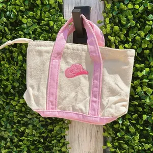 The Mini Tote Bar – Personalized - embroidered totes - mini - customizable - fruit - drinks -