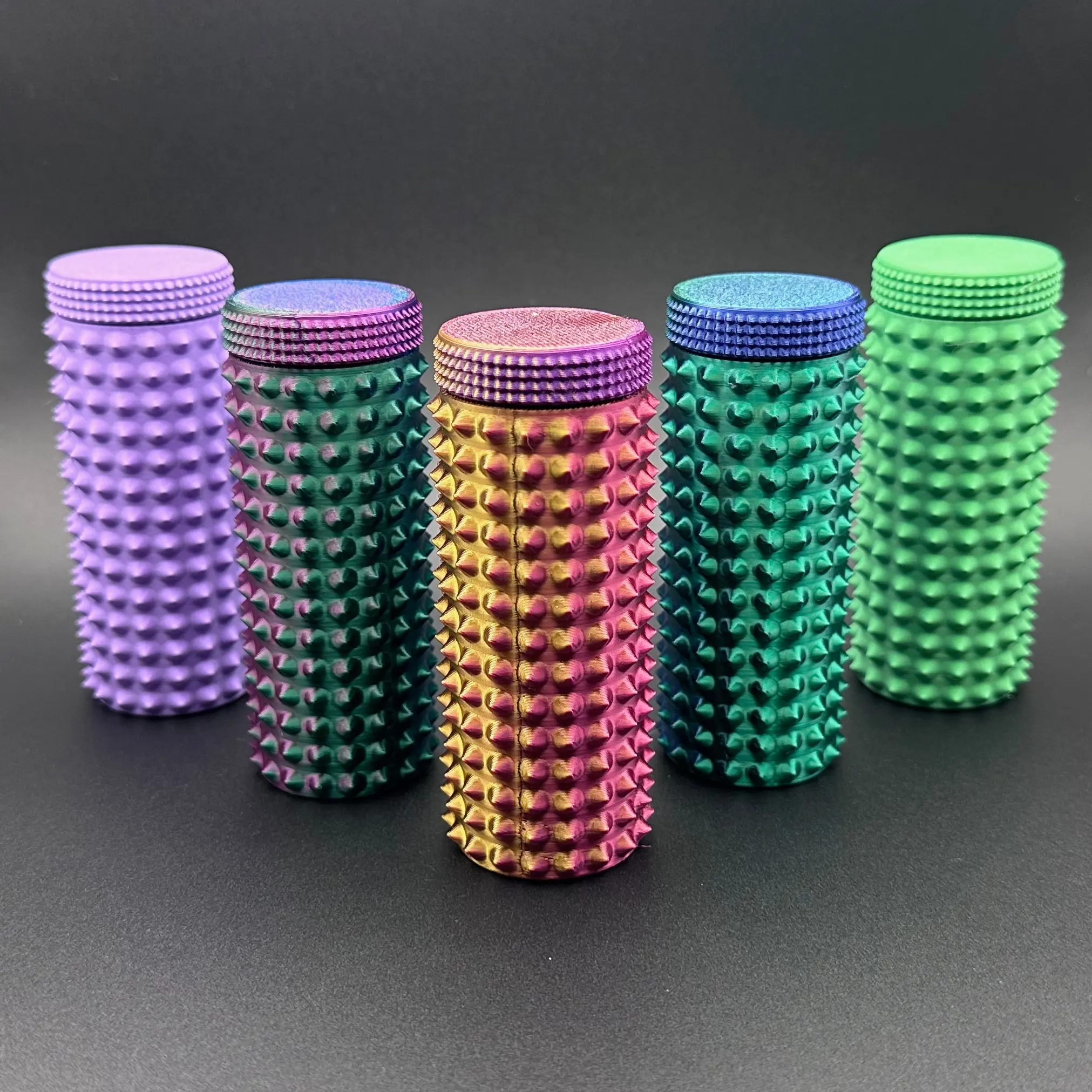 Uno Spiky Spinner - One Handed Stim Spinner in Assorted Colors for Hand Use