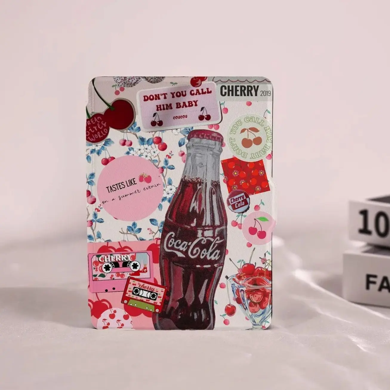 Retro Cherry Collage Kindle Paperwhite 12th Gen 2024-2025 Kindle Colorsoft 7"