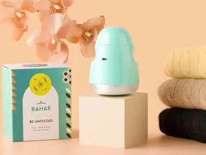 BE BAHAR- BE UNFUZZED - Rechargeable 2 in 1 Fabric Shaver with Lint Roller | Electric Lint Remover, Pill Shaver Great for Refreshing Sweaters, Couches, Clothes, leggings and Furniture.