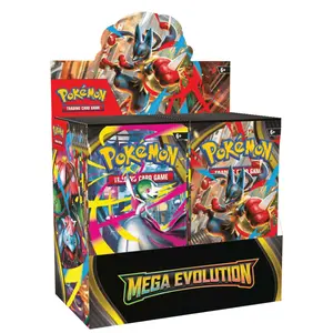 Pokémon Trading Card Game Mega Evolution Enhanced Booster Box Pre-Order Exclusive Edition with Ultra-Rare Cards & Holographics Release September 26th 2025