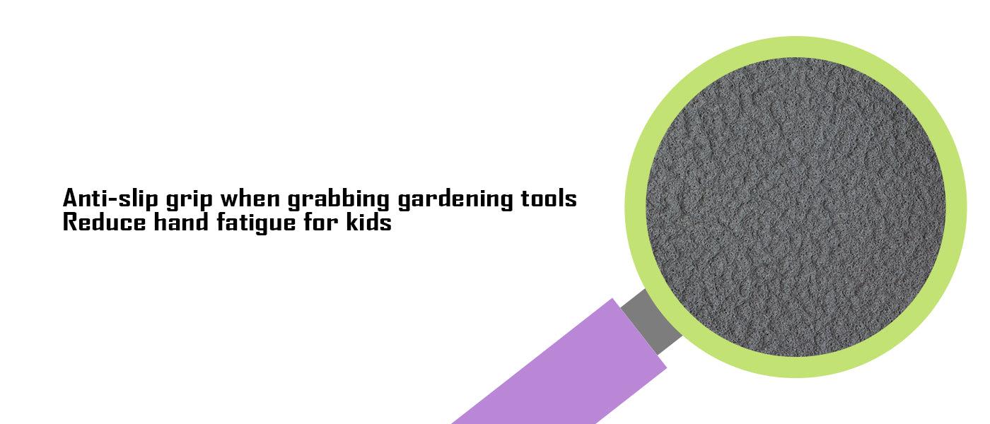 COOLJOB 3 Pairs Kids Gloves, Grippy Rubber Coated Garden Work Gloves for Children, Purple & Pink & Yellow COOLJOB 3 Pairs Kids Gloves, Grippy Rubber Coated Garden Work Gloves for Children, Purple & Pink & Yellow