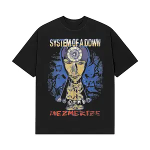 System Of A Down Mezmerize T-Shirt – Vintage Alternative Metal Graphic Tee, Soft Cotton Blend Shirt, Y2K Rock Band Streetwear for Men & Women, Music Fan Gift