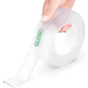 Double Sided Tape Heavy Duty( 16.5FT), Nano Adhesive Mounting Tape Wall Decor,Sticky Picture Hanging Adhesive Strips Poster Tape