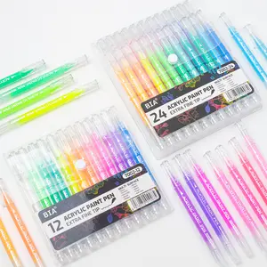 Acrylic Gel Pens Set, Ultra Fine ST Point 1.0 Marker Pens for Drawing, Journaling & Crafts Art Supplies