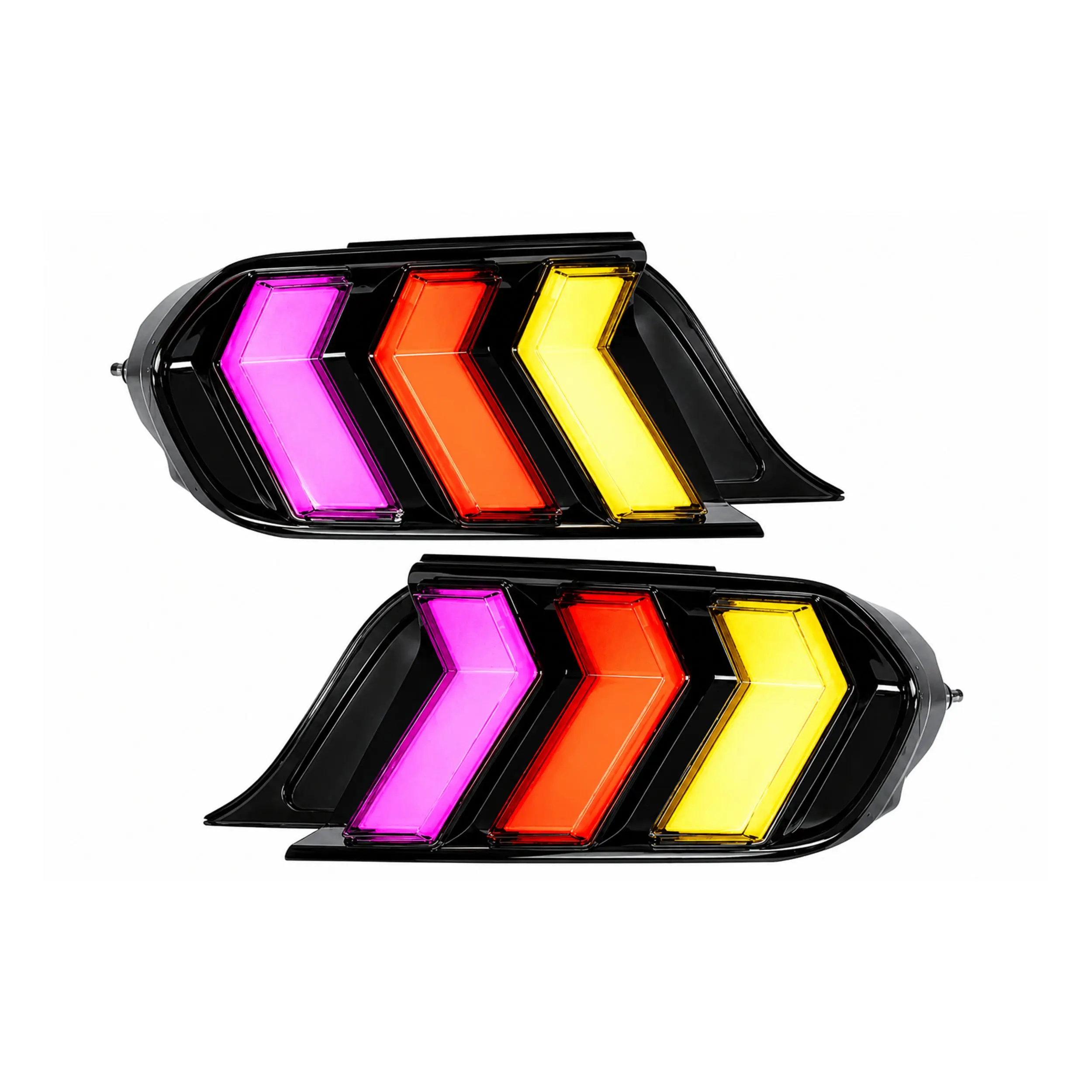 2015-2023 Ford Mustang S550 Sequential LED Tail Lights Assembly | Euro Tri-Bar