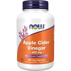 NOW Foods, Apple Cider Vinegar, 450 mg, 180 Veg Capsules