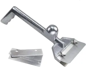 Lui Gill Scape Heavy Duty Giddle Scape Set with 5 eplacement  Flat Top Gill Accessoies Giddle Cleaning Kit,fo Outdoo Gill Cleaning