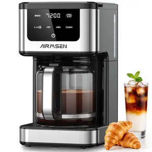 14-cup Drip Coffee Maker, 24H Programmable Brew Time,1000W Fast Coffee Brewing,2-Hour Warm