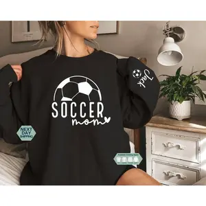 Personalized Soccer Mom Sweatshirt, Custom Soccer Mama Shirt, Customized Soccer Mom Hoodie, Gift For Mom, Soccer Mama Hoodie, Gift For Her