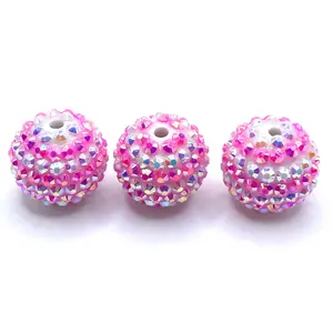 20mm Pink Nation Rhinestone Beads for Beading & Jewelry Making DIY Pink Colored Rhinestones