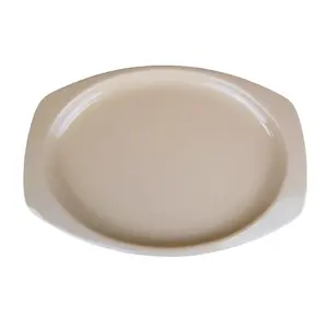 Yanco NS-212T 12.5 x 7.75 in. Nessico Rectangular Platter, Tan - Pack of 12
