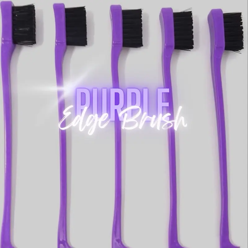 Introducing the Ultimate Precision Edge Brush: Perfect for creating sleek, flawless edges and baby hairs with ease. This high-quality tool features firm, yet gentle bristles designed to smooth, shape, and define. Achieve salon-quality results at home effo
