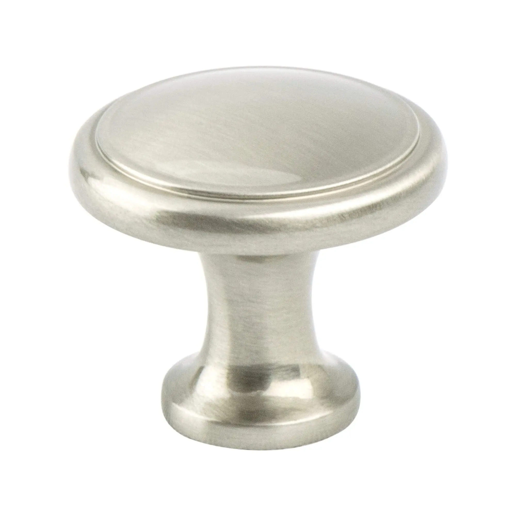 Berenson 9924-1BPN-P 1.125 in. dia. American Classics Knob with Brushed Nickel