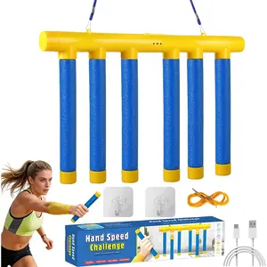 3 Speed Adjustable Drop Sticks Challenge Game, Reaction Time & Hand Eye Coordination Training Catching Sticks Game