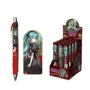 KAYOU Hatsune Miku Gel Pen Set – Future Melody Edition “Song of Prayer”, 12 Pack Black Ink Smooth Writing Anime Pens, School & Office Stationery, Collectible Gift for Fans