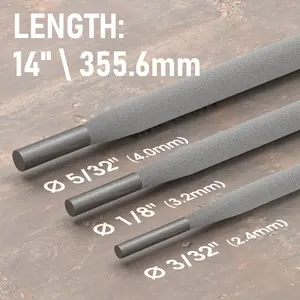 E6011 Mild Steel Welding Rods |   Pack, 1/8", 3/32", 5/32" Carbon Steel Stick Electrodes