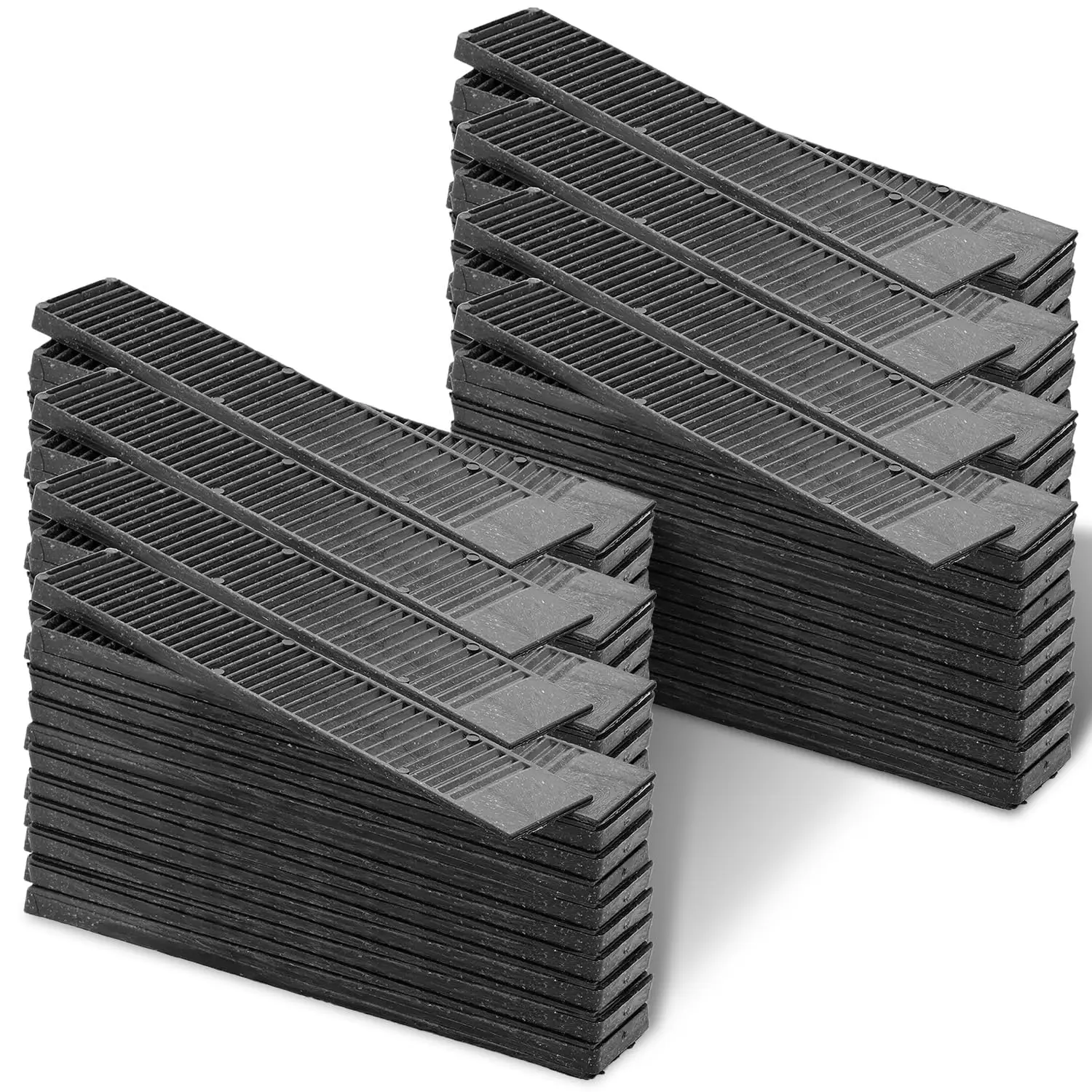 Composite Shims (72 Pack) - Hard Composite Shims for  Improvement - Never Rot Shims for Leveling - Restaurant Table Shims - Table Wedges - Toilet Shims - DIY Furniture Levelers