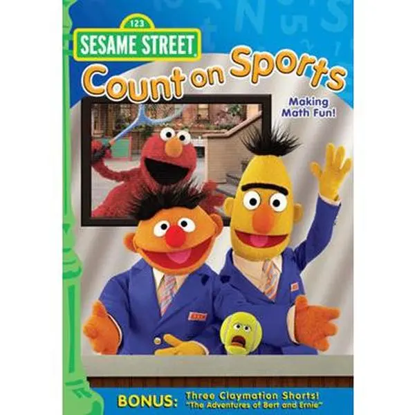 Used Sesame Street: Count On Sports DVD - Math Learning Content, Golf-Themed Segments, Prairie Dawn Appearance