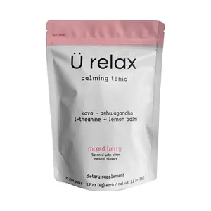 Father Day Gift U Relax Dietary Mixed Berry Drink Mix - Daily Health Beverage Powder, Easy-to-Mix Single-Serve Packets, 15 Packets (3.2 oz)