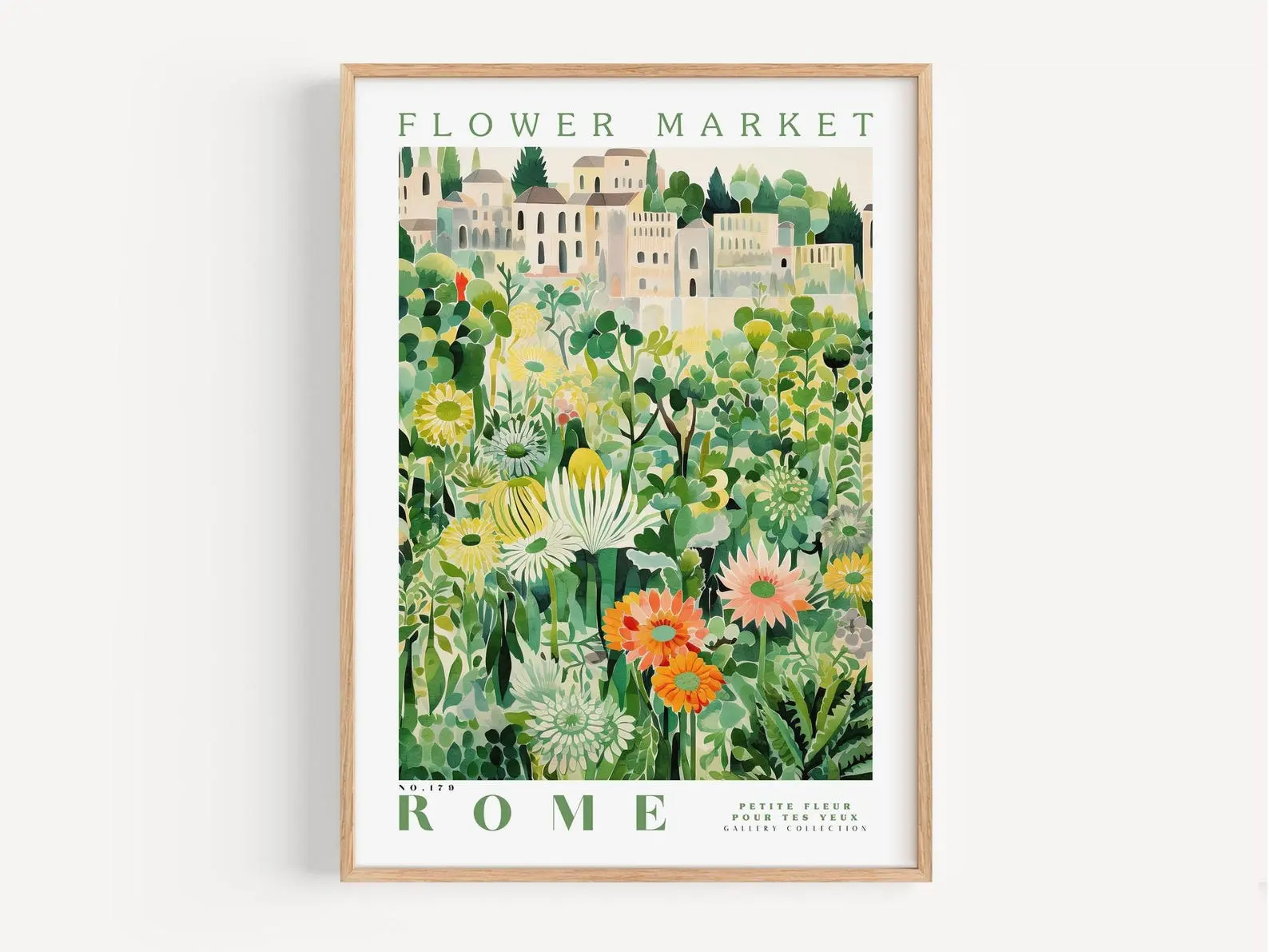 Flower Wall Art Flower Wall Art Print Botanical Wall Art Living Room Prints Trendy Wall Art Flower Market Prints Floral Prints Rome