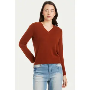 Alpha V Neck Cashmere Sweater