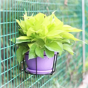 Set of 4 Modern Round Metal Hanging Planters, Durable Metal Structure, Indoor Decor, Outdoor Garden, Balcony Planting Arrangements