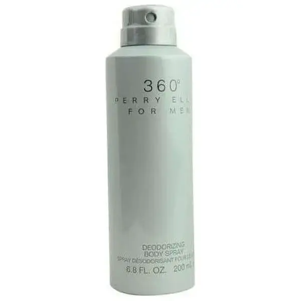 360 Men Deodorizing Body Spray, 6.8 oz Masculine Fragrance with Bergamot, Sage and Juniper Berries, Men's Body Care, Scented, Aroma, Fragrances, Virile Accord, Odor-Fighting Deodorants, Spray On Skin, Bergamot Blend, Citrus Deodorants, Perry Ellis, Cardam