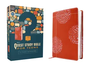NIV, Quest Study Bible for Teens, Leathersoft, Coral, Comfort Print: The Question and Answer Bible by Christianity Today Intl.||Zondervan [Leatherbound Book]