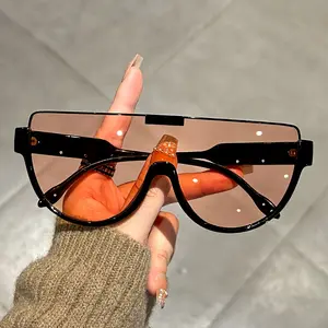 Fashion glasses with ladyless frame and half-frame style - anti-glare design, suitable for both men and women Classic Sunglasses