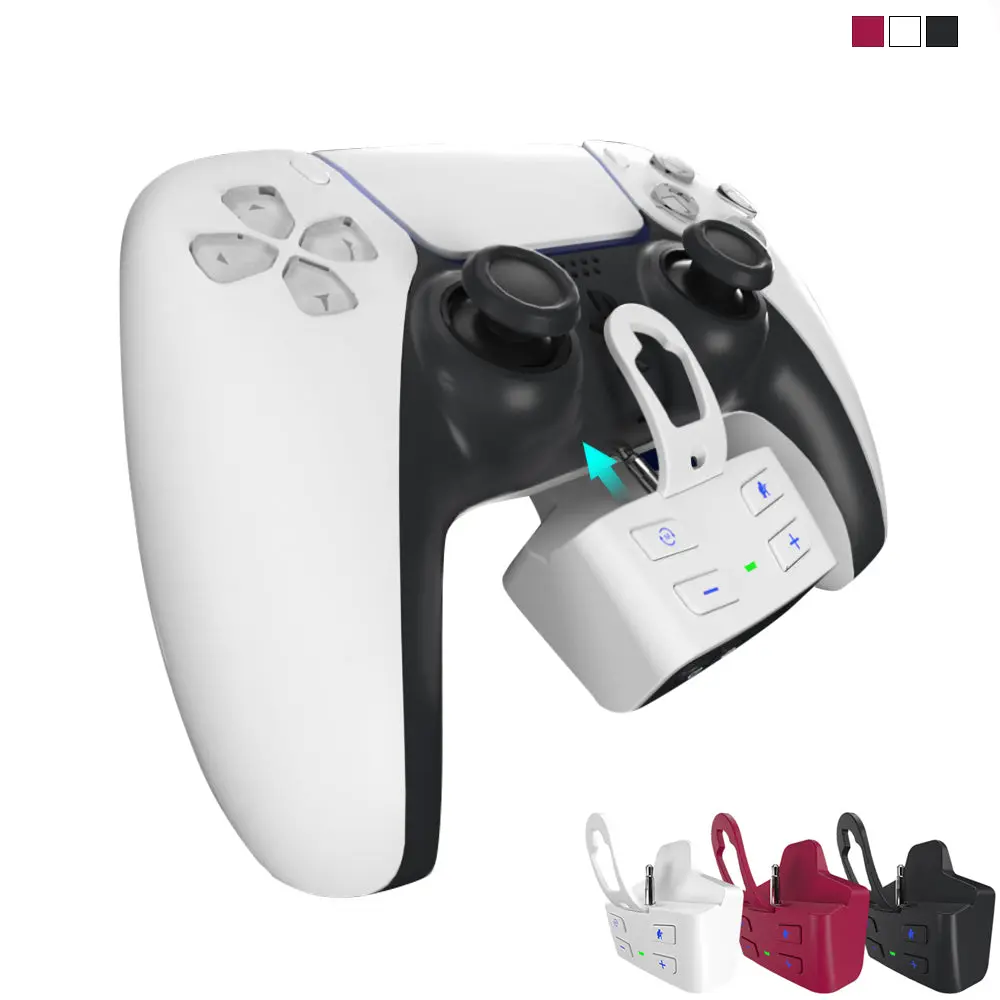 G-Dreamer Sound Amplifier Enhancer Adapter for PS5 DualSense Gamepad Audio Voice Changer w/ 3.5mm phone Jack