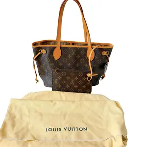 Pre-owned Louis Vuitton coated canvas Shoulder Bags neverfull PM with pouch