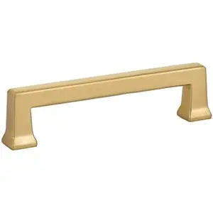 Emtek 86485 Alexander Satin Brass Cabinet Pull with 10-Inch Center to Center Spacing Emtek Products Inc